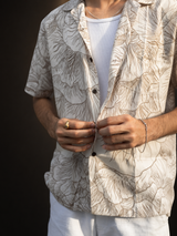 Calm Dune- Half Sleeve Lyocell Shirt