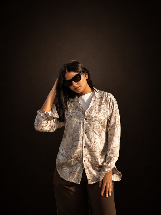 Calm Dune- Full Sleeve Lyocell Shirt