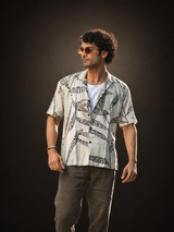 Echo Grain- Half Sleeve Lyocell Shirt